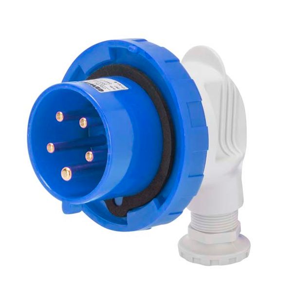 90° PLUG - IP67 - 3P+N+E 16A 200-250V 50/60HZ - BLUE - 9H - SCREW WIRING image 2