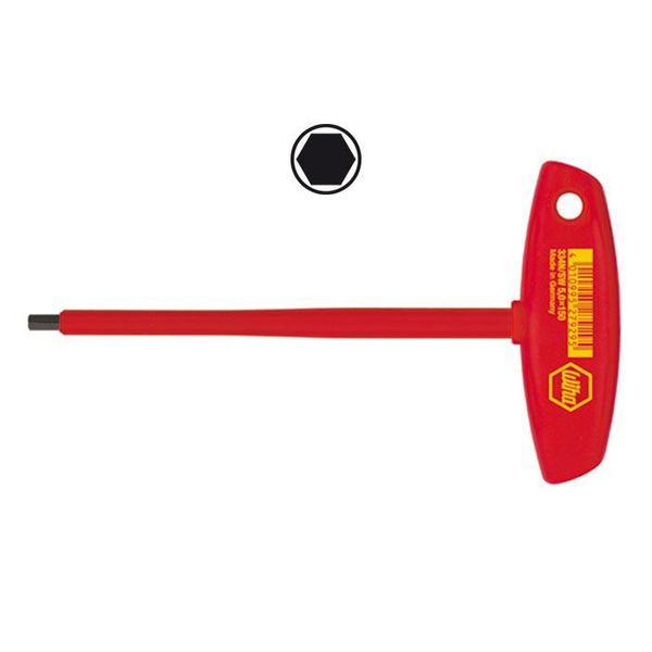 VDE T-handle hex screwdriver  334N SW 6,0x150 image 2