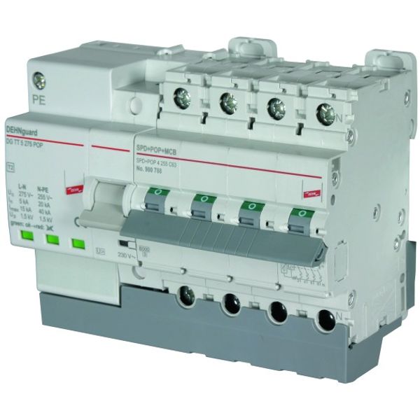 Surge protective devices for circuit breakers   4-pole  C63 A image 1