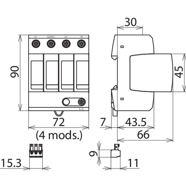 Surge arrester Type 2 DEHNguard M image 2