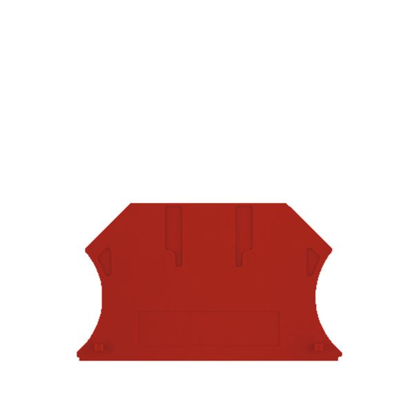 End plate (terminals), 56 mm x 1.5 mm, red image 1