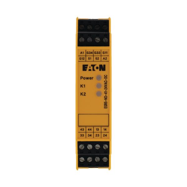 Safety relay emergency stop/protective door, 24VDC/AC, 4 enabling paths image 9