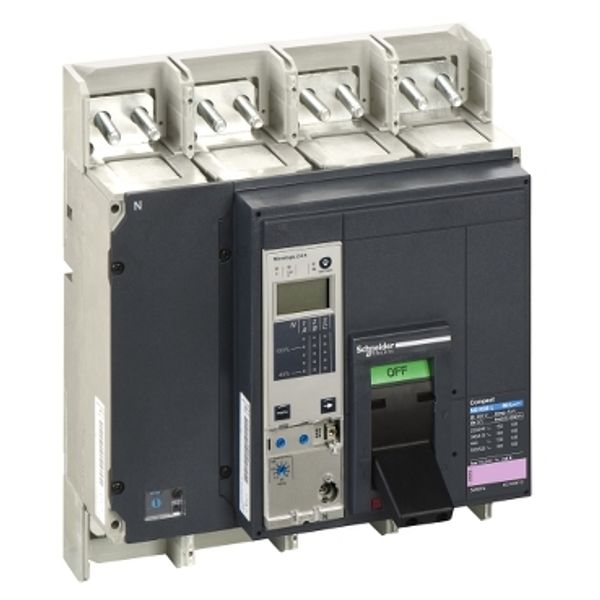 circuit breaker ComPact NS1000L, 150 kA at 415 VAC, Micrologic 2.0 A trip unit, 1000 A, fixed,4 poles 4d image 2