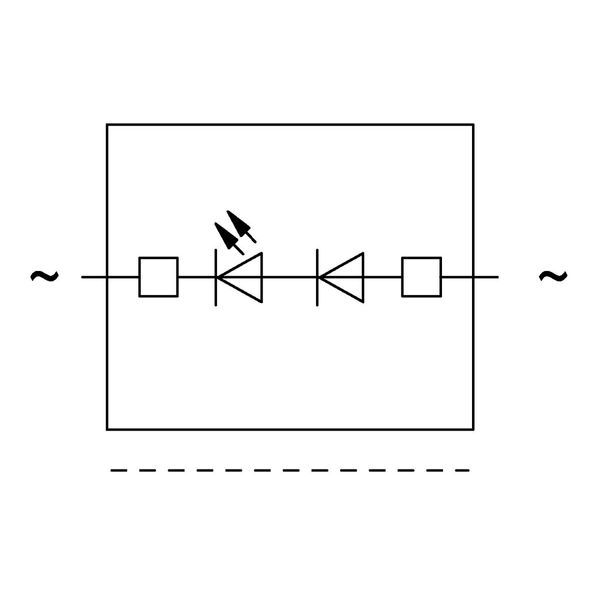 Component plug for carrier terminal blocks 2-pole gray image 2