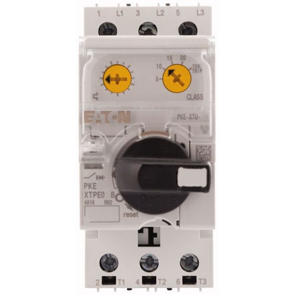 Circuit-breaker, Basic device with AK lockable rotary handle, 12 A, Without overload releases, Screw terminals image 2