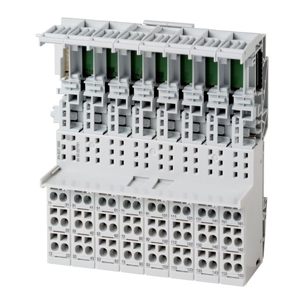 Base module block XI/ON, tension spring, 3 connection levels image 3