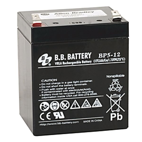 Allen-Bradley 1609-SBAT Battery, Bulletin 1609, UPS, 12VDC, Standard Temperature 32...104 ░F (0...40 ░C) image 1