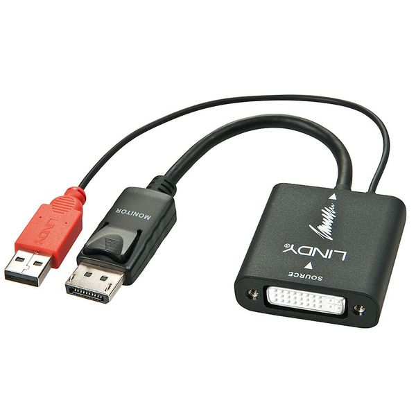 DVI-D to Display Port Converter Connects a single DVI source to a single DisplayPort display with a maximum resolution of 1920x1200@60Hz image 2