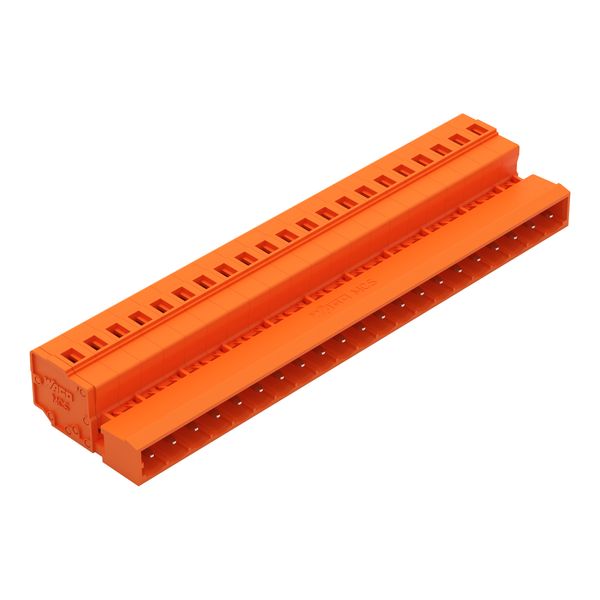 1-conductor male connector CAGE CLAMP® 2.5 mm² orange image 1