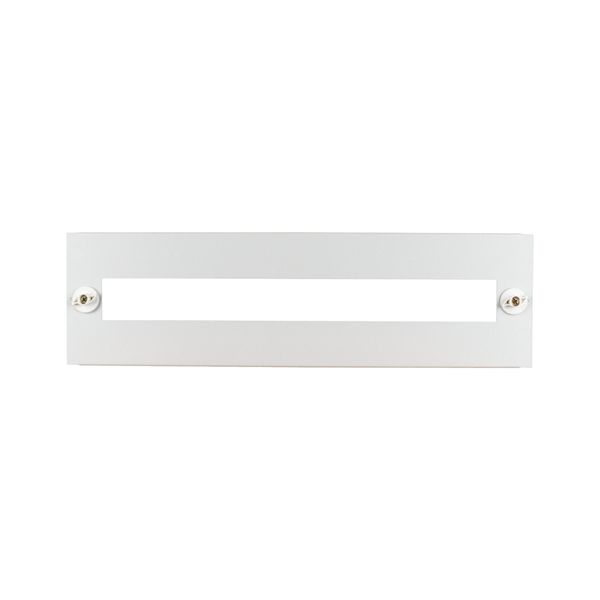 Front plate for HxW=150x1200mm, with 45 mm device cutout, white image 3