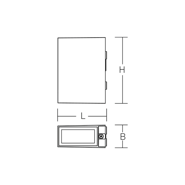 HB 113, 11 W, 280 lm, 830, anthracite, on/off Wall luminaires, L 90 B  image 3