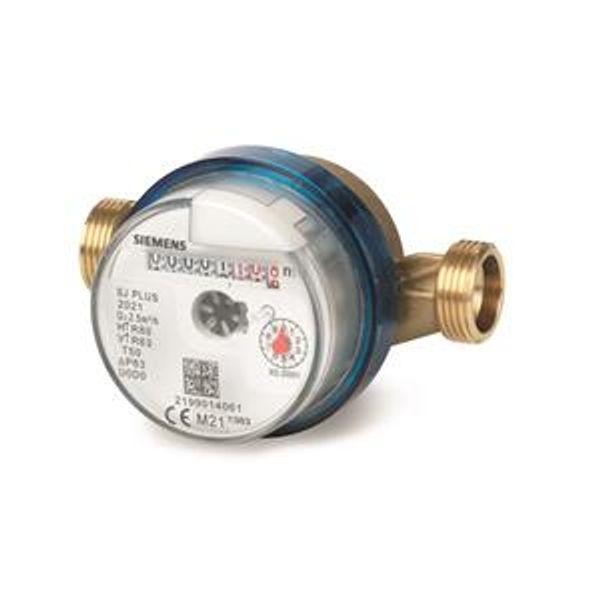 WFW240.E130 - Mechanical single-jet hot water meter with module slot, Q3 = 4 m³/h, L = 130 mm, G 1 image 1