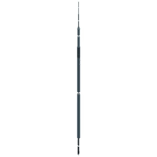 Air-term. mast L 11m w. HVI Conductor D 20mm Cu L min. 10.0m black -KI image 1