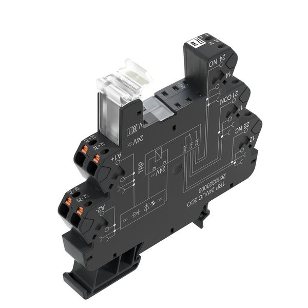 Relay socket, IP20, 24 V DC ±20 %, Free-wheeling diode, Reverse polari image 1
