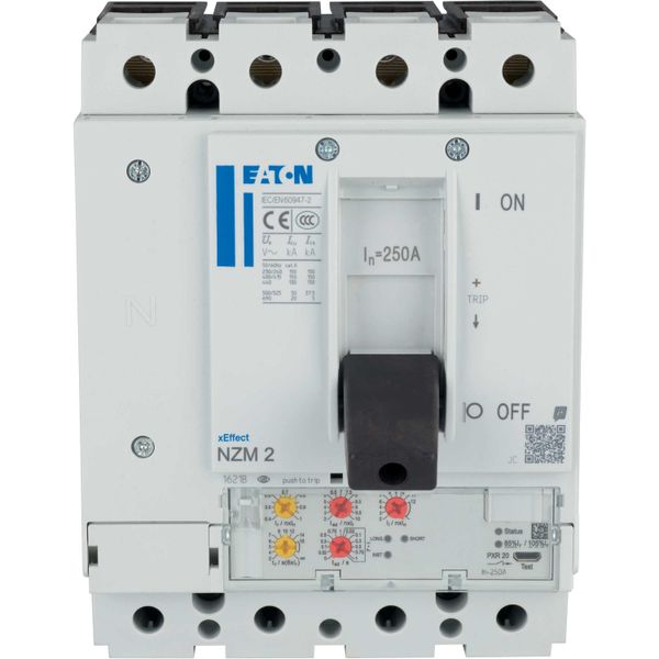 NZM2 PXR20 circuit breaker, 250A, 4p, screw terminal image 7