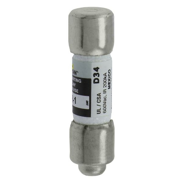 Fuse-link, LV, 1 A, AC 600 V, 10 x 38 mm, 13⁄32 x 1-1⁄2 inch, CC, UL, time-delay, rejection-type image 27