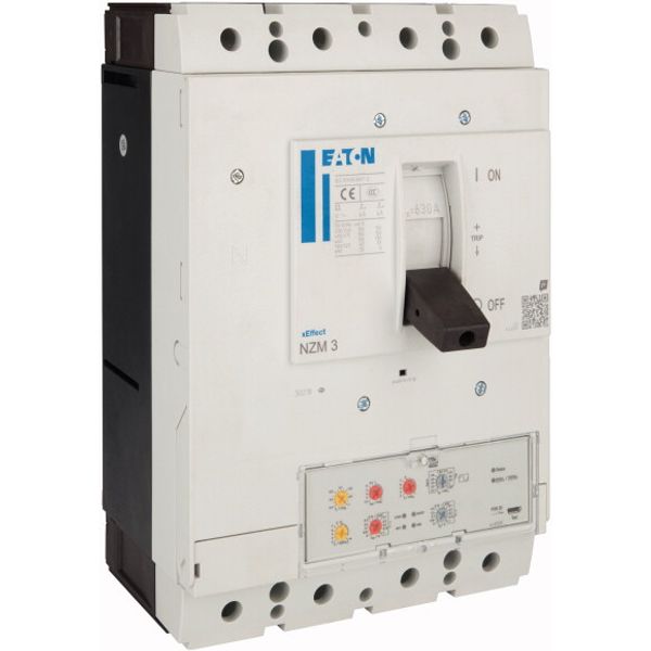 NZM3 PXR20 circuit breaker, 630A, 4p, screw terminal, earth-fault protection image 2