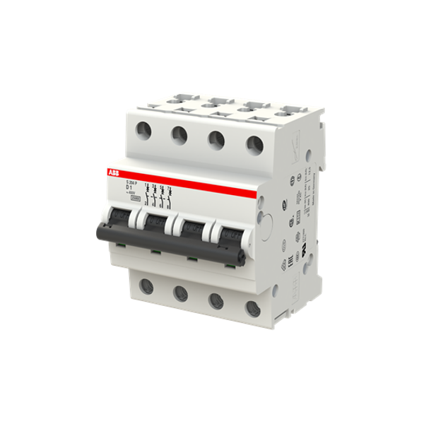 S204P-D1 Miniature Circuit Breaker - 4P - D - 1 A image 3