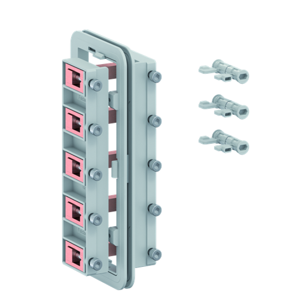 CZC14 Copper busbar connection set, 232 mm x 75 mm x 115 mm image 4