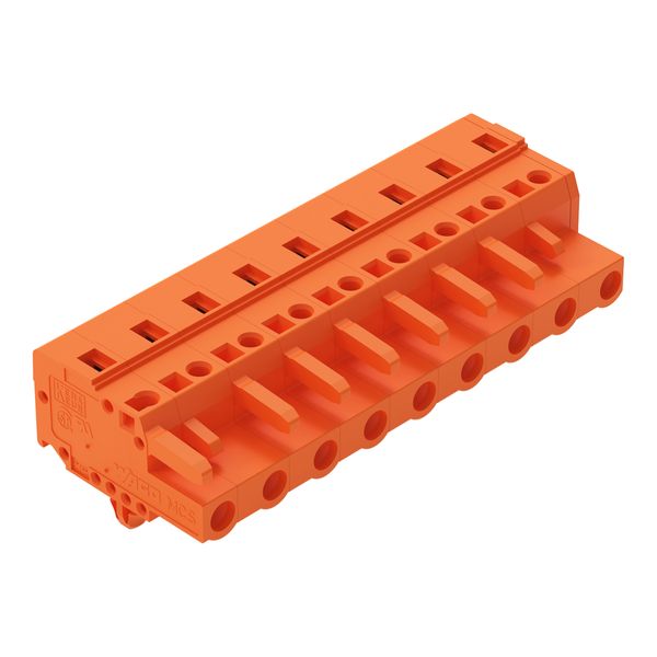 1-conductor female connector CAGE CLAMP® 2.5 mm² orange image 1