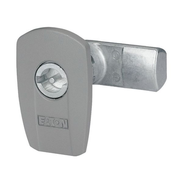 Lock with 3 mm double ward insert with 1 key, gray image 4