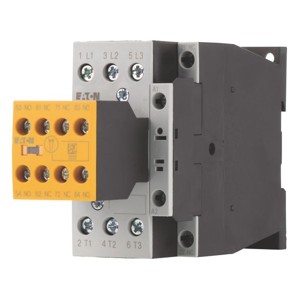 Safety contactor, 380 V 400 V: 7.5 kW, 2 N/O, 3 NC, 110 V 50 Hz, 120 V 60 Hz, AC operation, Screw terminals, with mirror contact. image 2