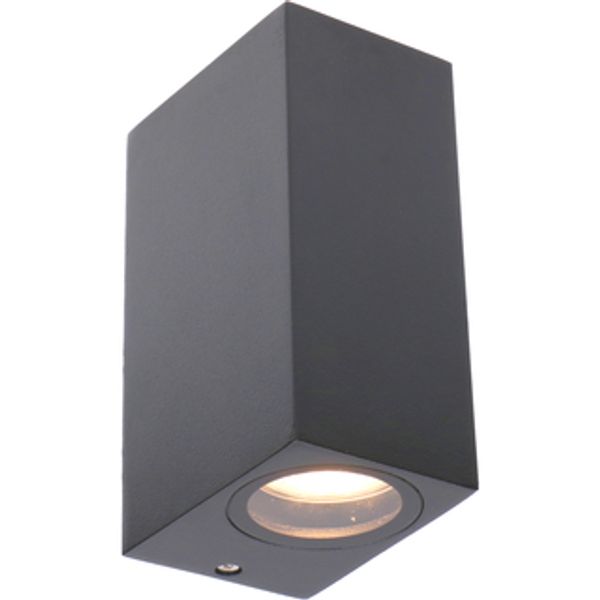 Outdoor Light without Light Source - wall light San Francisco - 2xGU10 IP44  - Anthracite image 1