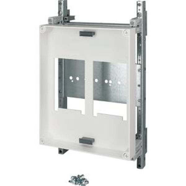 NH switch-disconnectors mounting unit, 160A, WxH=500x300mm, 3x XNH00 4p, mounting on mounting plate image 2