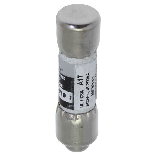 Fuse-link, LV, 3.2 A, AC 600 V, 10 x 38 mm, 13⁄32 x 1-1⁄2 inch, CC, UL, time-delay, rejection-type image 2