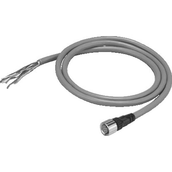 Safety sensor accessory, F3SG-R Advanced, receiver cable M12 8-pin, fe image 1