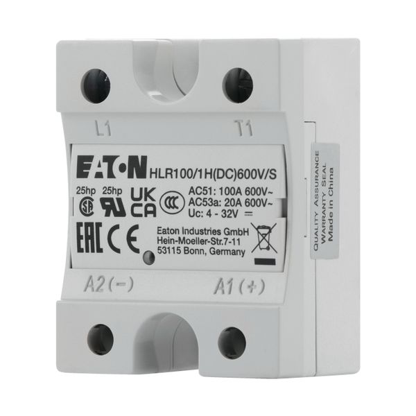 Solid-state relay, Hockey Puck, 1-phase, 100 A, 42 - 660 V, DC, high fuse protection image 2