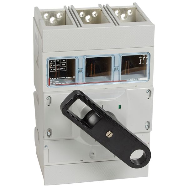 Isolating switch - DPX-IS 1600 with release - 3P - 1600 A - front handle image 1