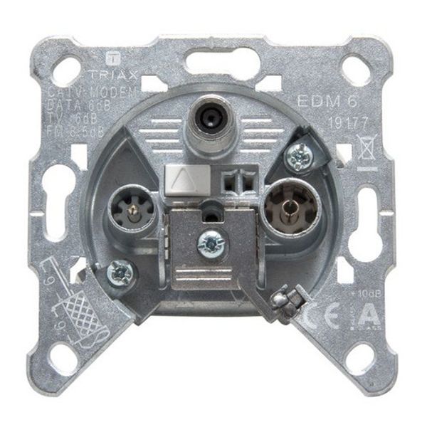 EDM 6, 3-way MM Wall Outlet image 1