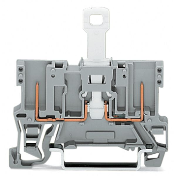 2-pin disconnect carrier terminal block for DIN-rail 35 x 15 and 35 x image 2