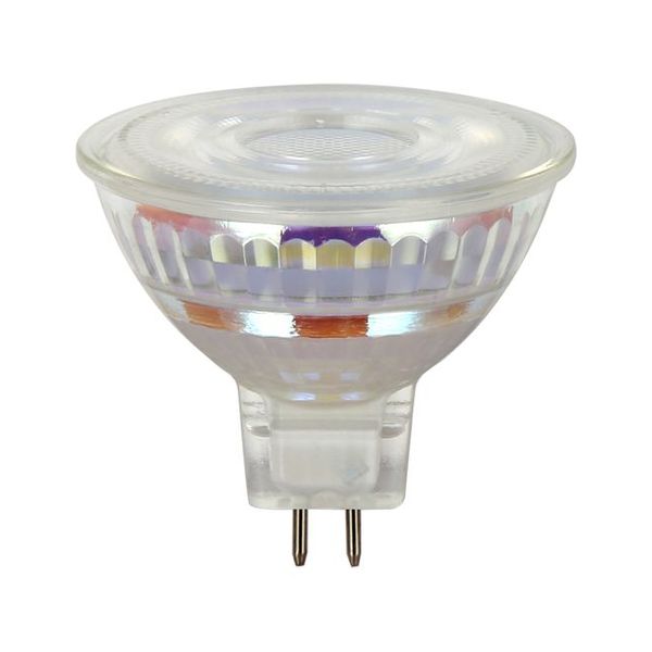 LED GU5.3 MR16 Glass 50x45 12V 350Lm 2.7W 827 36° AC/DC Non-Dim image 1