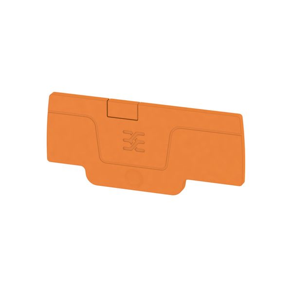 End plate (terminals), 59.61 mm x 2.1 mm, orange image 1