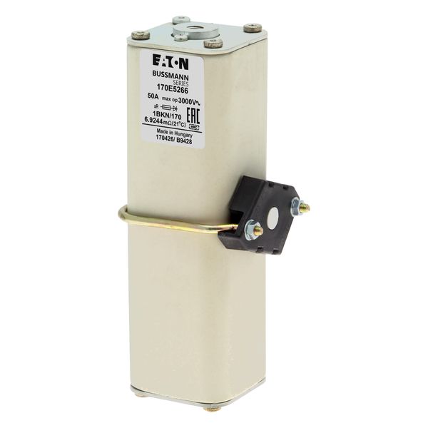 Fuse-link, high speed, 50 A, AC 3000 V, size 1, aR, IEC, with indicator image 9