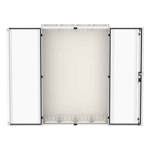 Floor-standing distribution board EMC2 empty, IP55, protection class II, HxWxD=1550x1050x270mm, white (RAL 9016) image 15