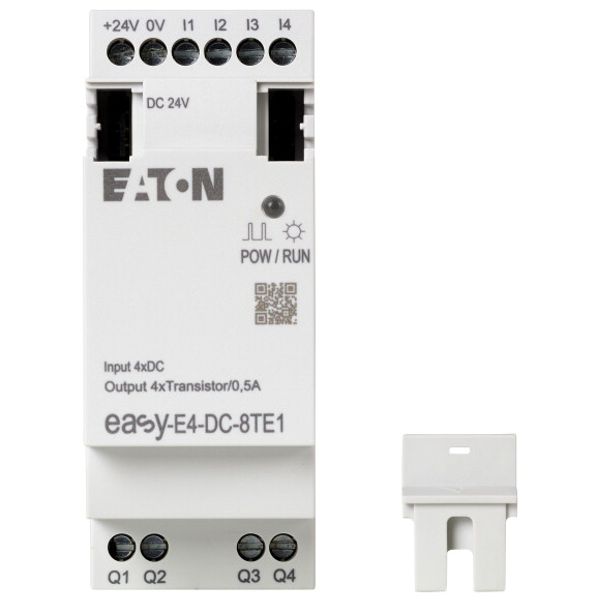 I/O expansion, For use with easyE4, 24 V DC, Inputs expansion (number) digital: 4, screw terminal image 1