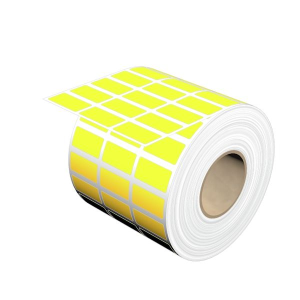 Device marking, Self-adhesive, halogen-free, 25 mm, Polyester, yellow image 2