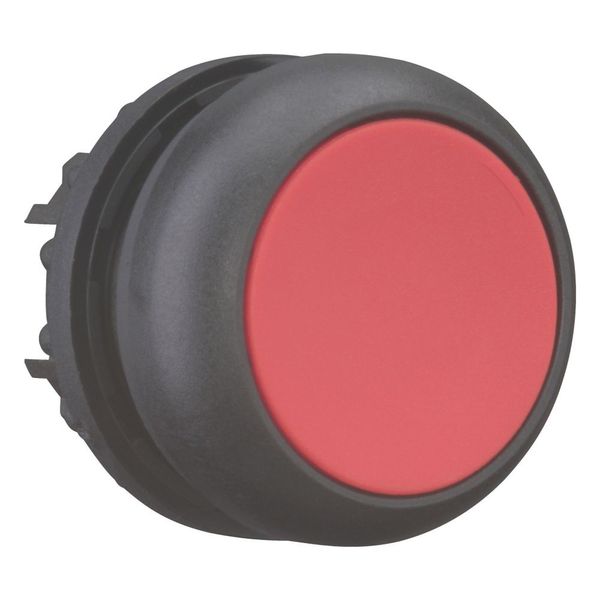 Pushbutton, RMQ-Titan, Flat, maintained, red, Blank, Bezel: black image 6