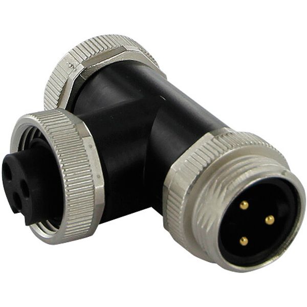 Pluggable connector, 7/8 inch 7/8 inch 3-pole image 1