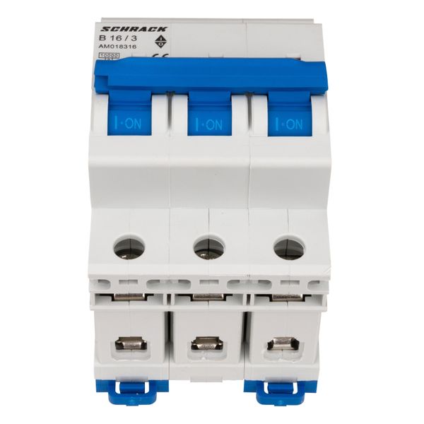 Miniature Circuit Breaker (MCB) AMPARO 10kA, B 16A, 3-pole image 2