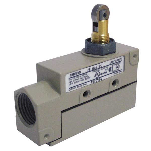 Enclosed switch, roller plunger, SPDT, 15A image 1