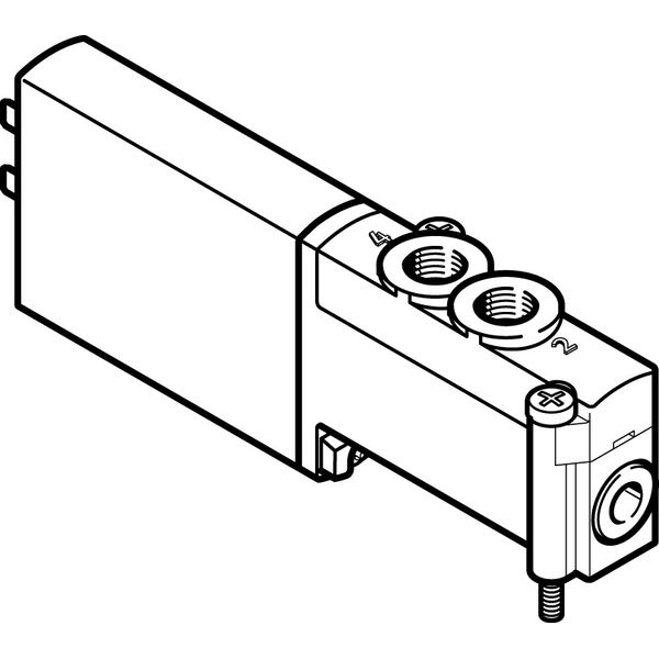 MHP2-MS1H-5/2-M5 Air solenoid valve image 1
