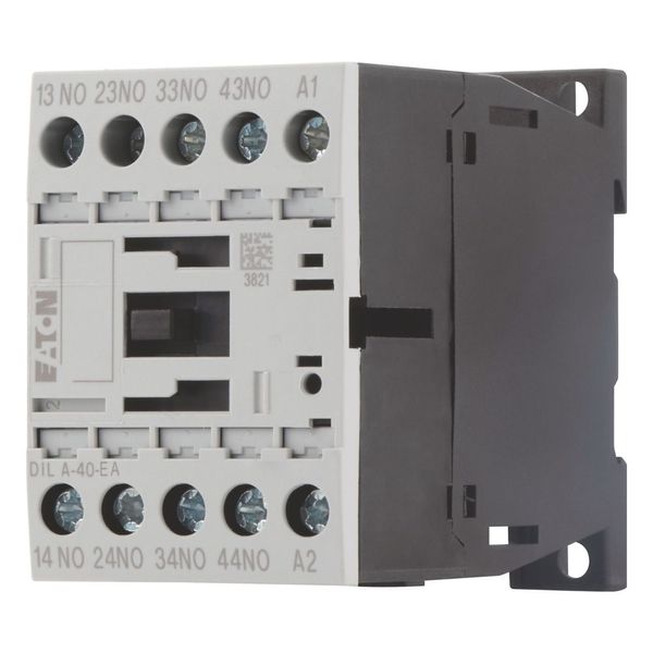 Contactor relay (-EA) , 230 V 50 Hz, 240 V 60 Hz, 4 N/O, Screw terminals, AC operation image 2