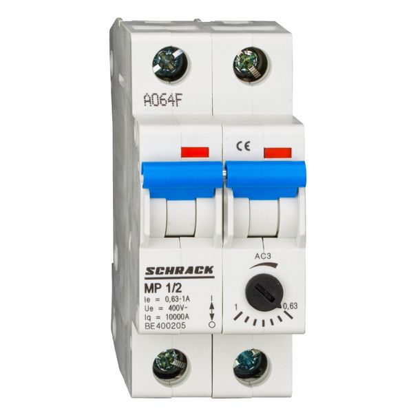 Motor Protection Circuit Breaker, 2-pole, 0.63-1.0A image 5