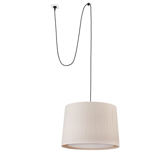 SAMBA PENDANT LAMP WITH PLUG E27 ø500*350*ø450 RIB image 1