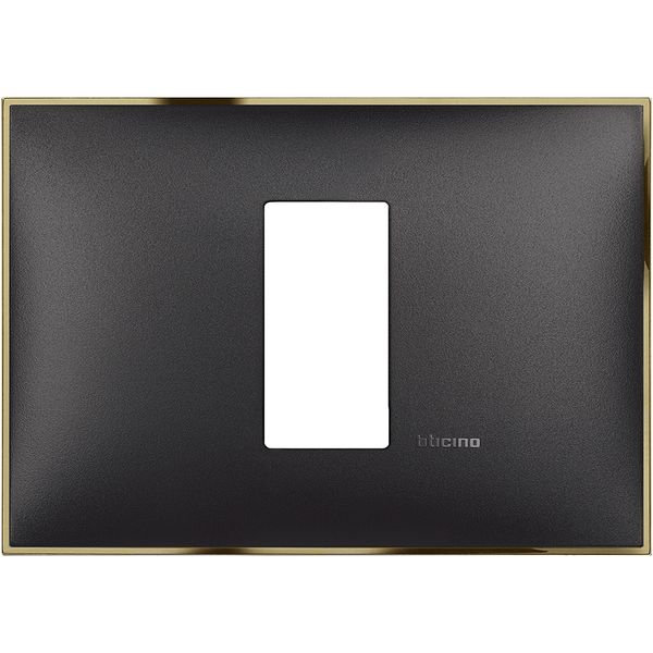 CLASSIA - COVER PLATE 1P CEN. BLACK GOLD image 1