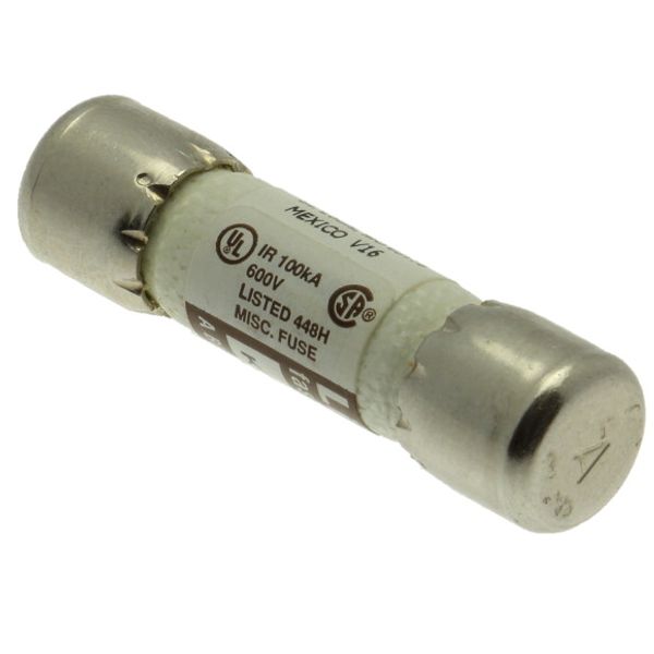 Fuse-link, low voltage, 1.25 A, AC 600 V, 10 x 38 mm, supplemental, UL, CSA, fast-acting image 3